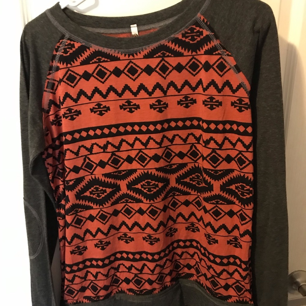 Patterned Poof! Top